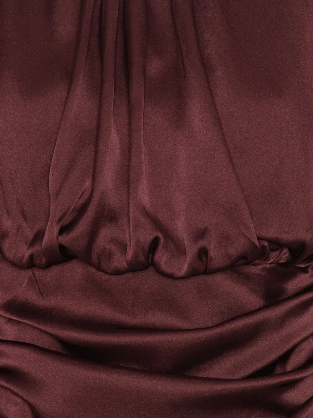 Rotate Birger Christensen Rotate Satin Blouse In Red