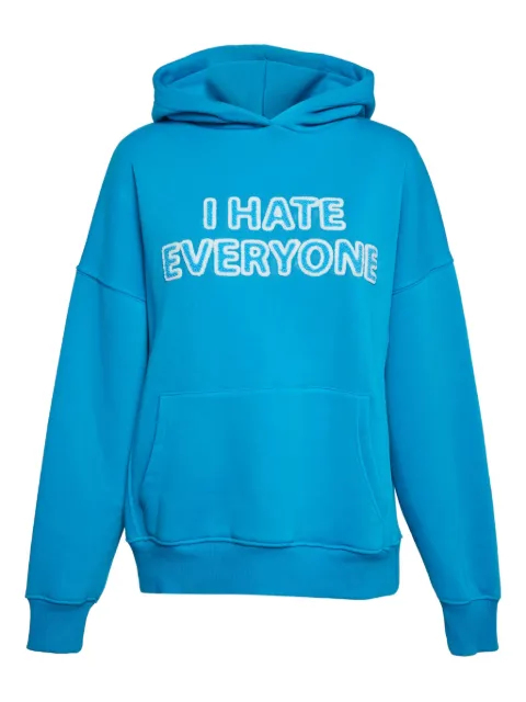 rumor slogan-print hoodie