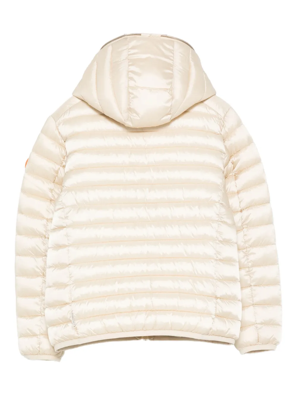 Save The Duck Kids hooded quilted jacket Beige