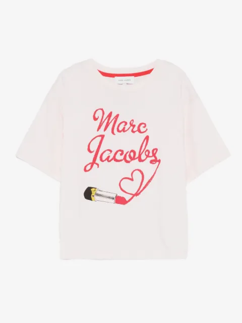 Marc Jacobs Kids Oberteil mit Lippenstift-Print