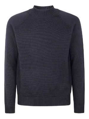 Stone Island リブニット セーター | ブルー | FARFETCH JP
