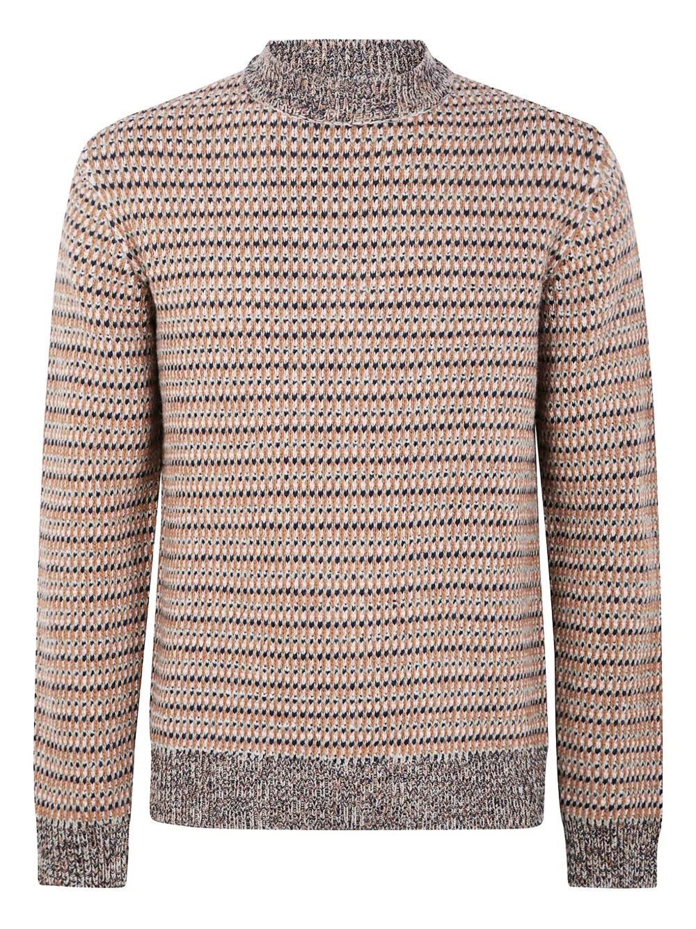 Zanone textured wool sweater Beige