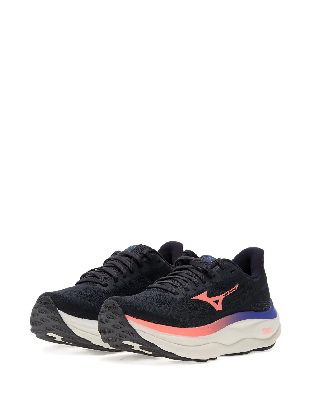 Mizuno Wave Sky 9 lace-up sneakers Grey