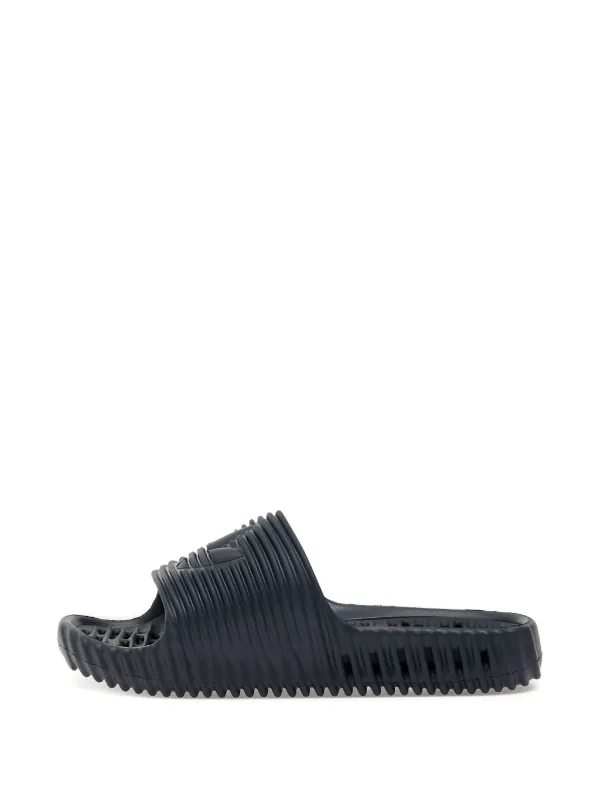 adidas Black Slide Sandals - Ribbed Sole adidas Adilette RS | Core Black | SVD USA main image 3