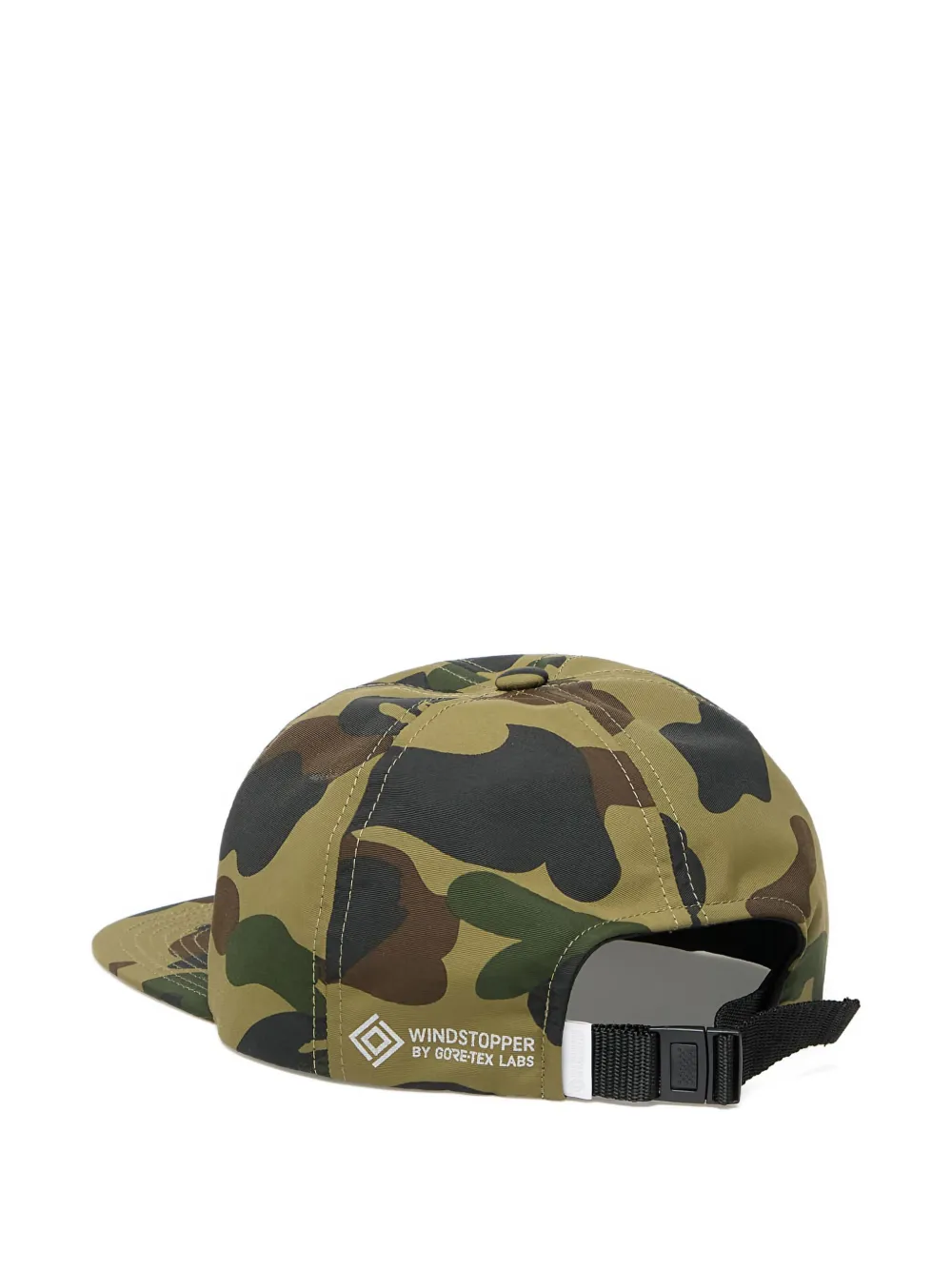 A BATHING APE Gore-Tex Wind Stopper 1St Camo panel cap Groen