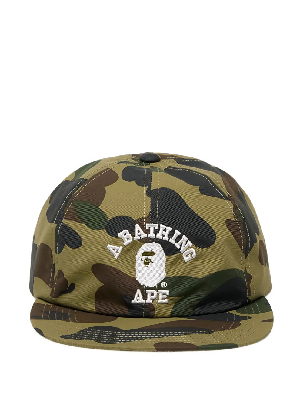 A BATHING APE Gore-Tex Wind Stopper 1St Camo panel cap Groen