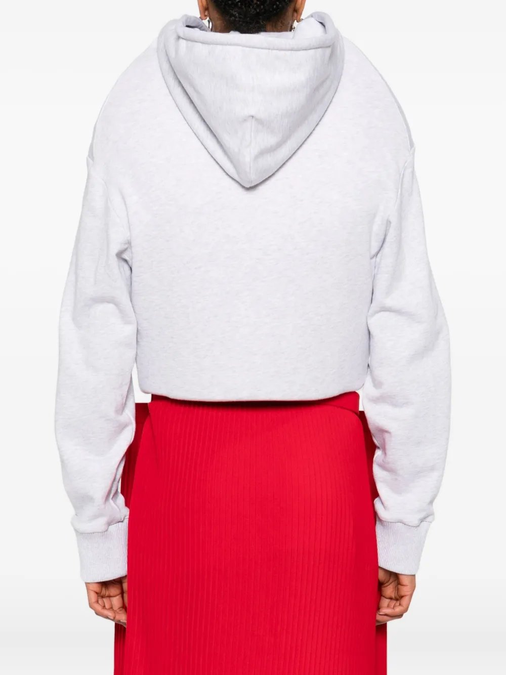 Duran Lantink Zip-fastening Hoodie In Gray