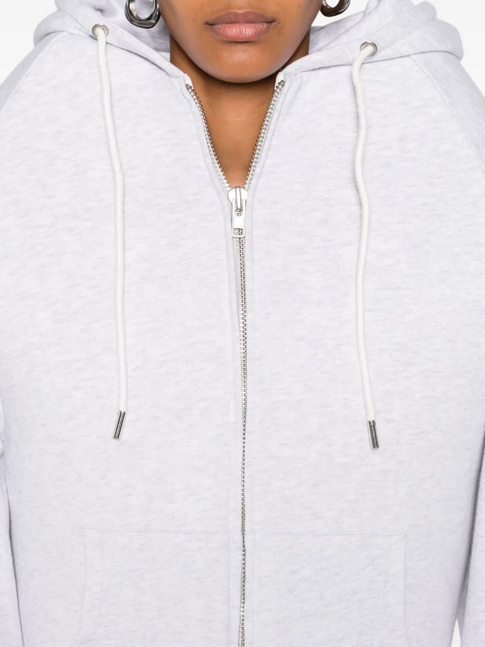 Duran Lantink Hoodie met rits Grijs