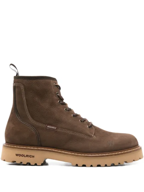 Woolrich 40mm lace-up leather boots