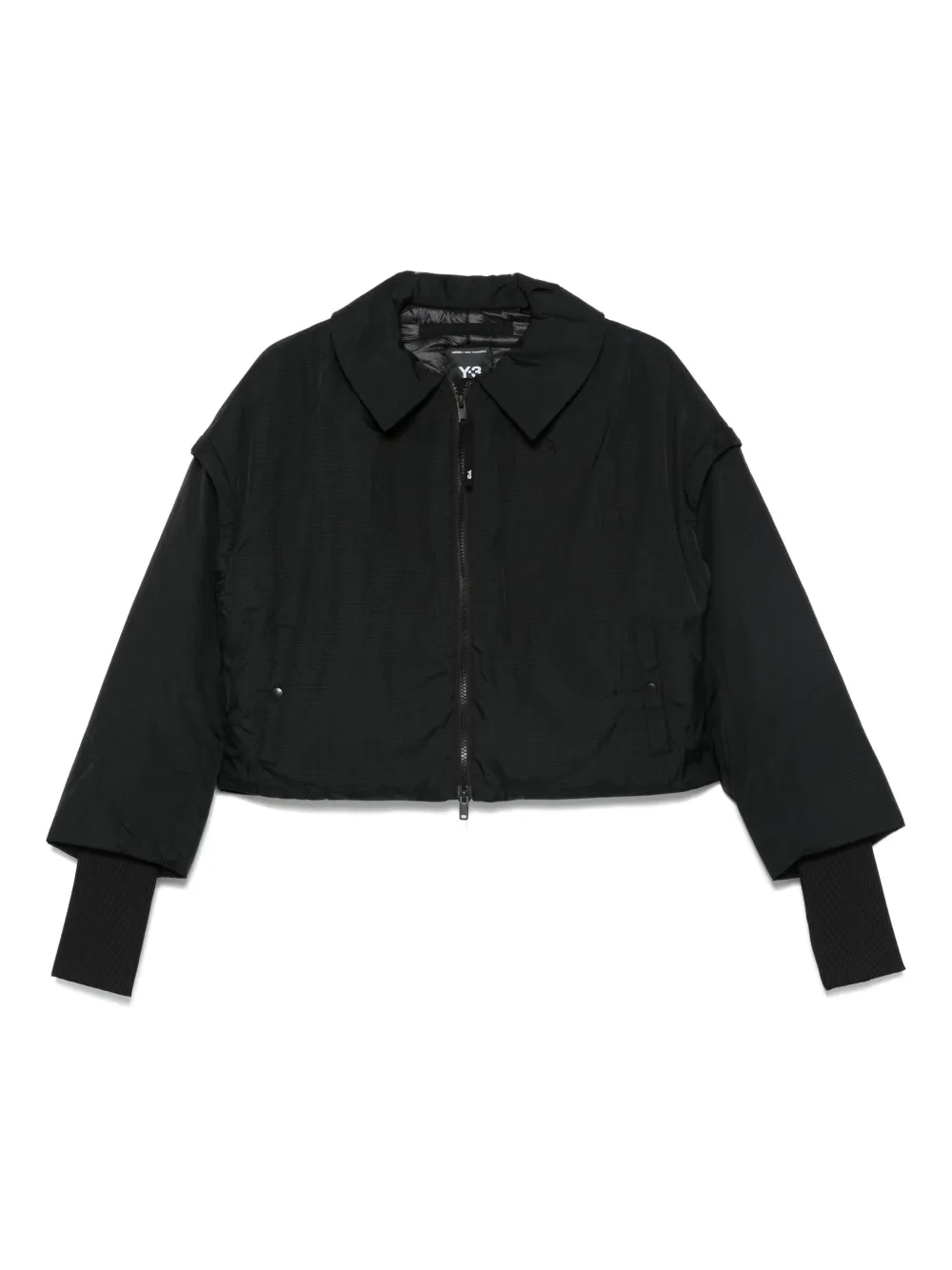 Y-3 zip-front jacket | Black | Image 1