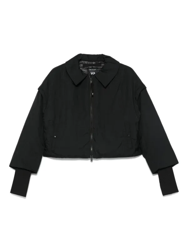 Y-3 ジップアップ ジャケット | ブラック | FARFETCH JP