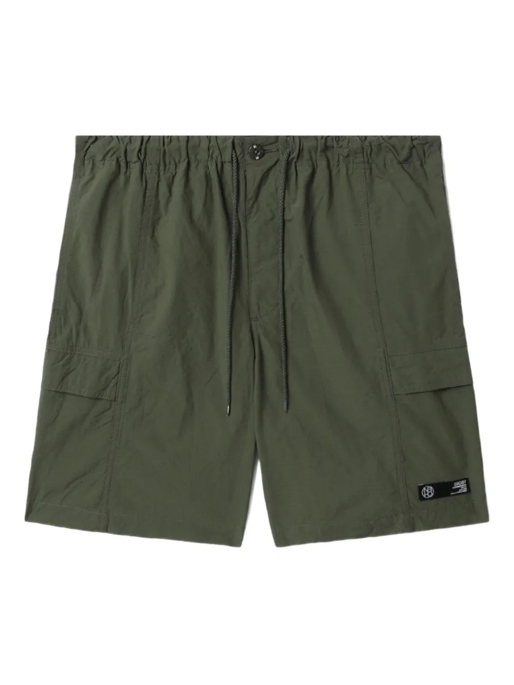 Neighborhood cargo-pocket drawstring shorts | Green | Image 1