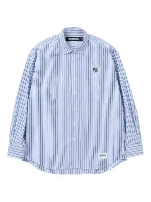 Neighborhood ストライプ シャツ | ブルー | FARFETCH JP
