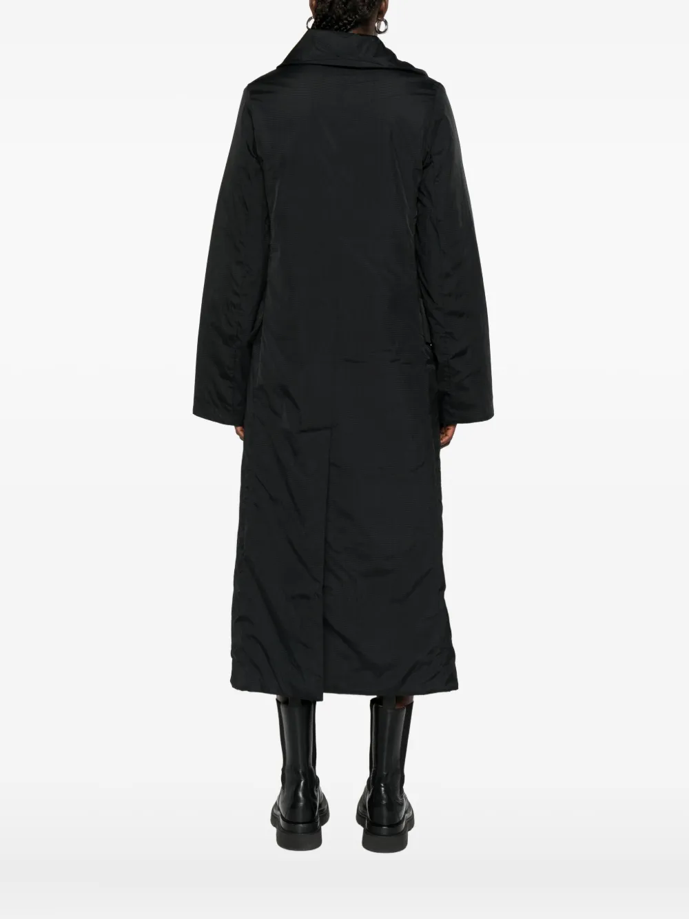 Y-3 Regenjas met asymmetrische kraag Zwart