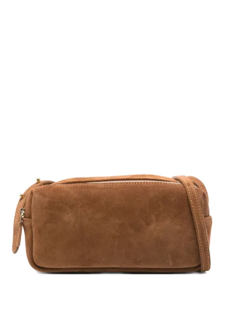 Elleme mini Trousse suede double-zip shoulder bag