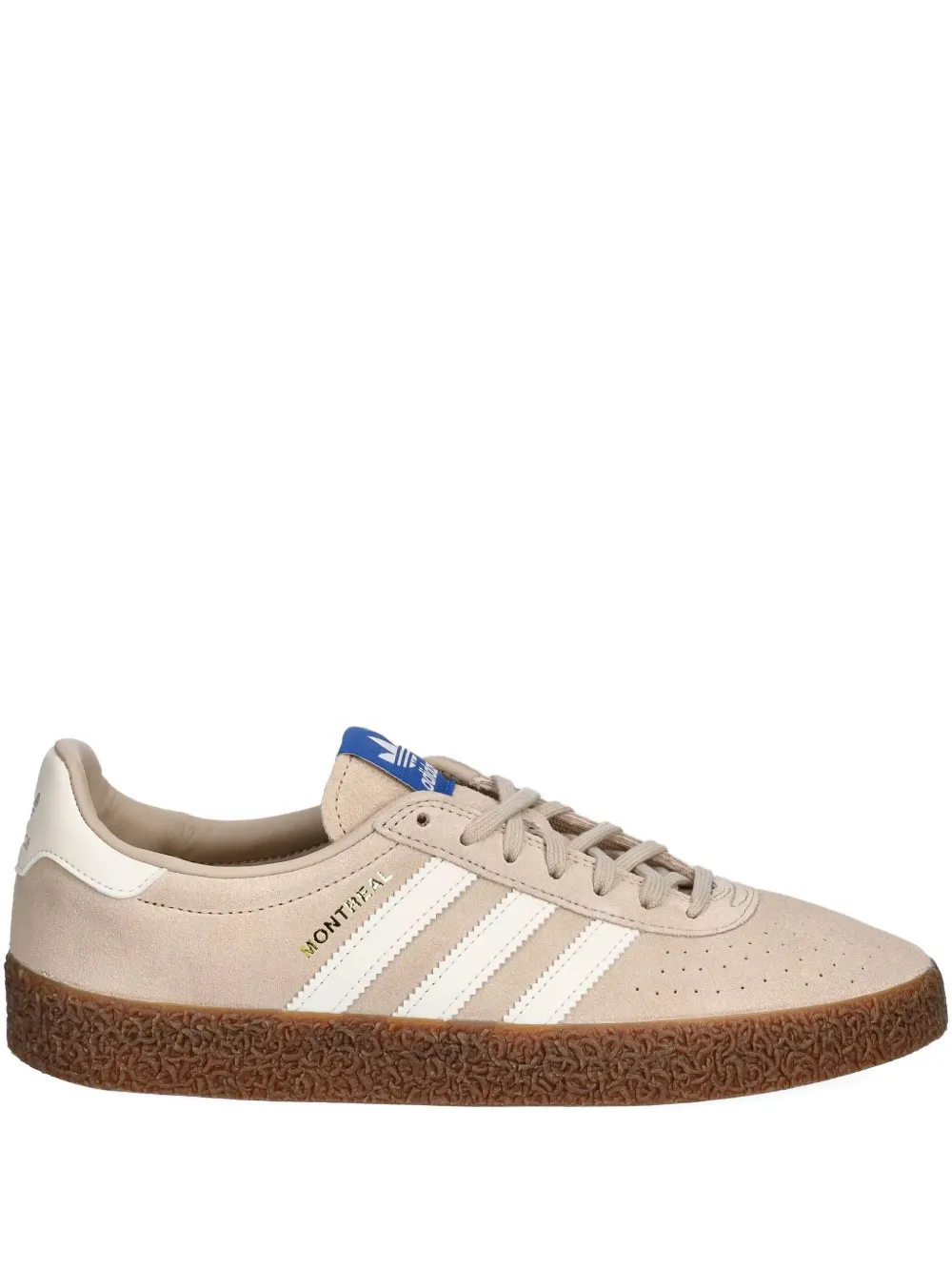 adidas Montreal three-stripe suede sneakers Neutrals