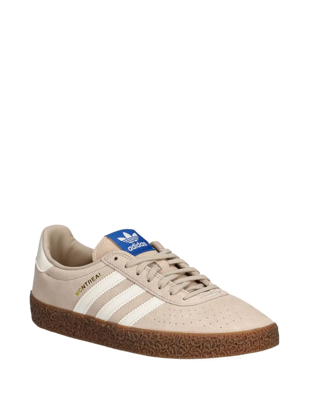 adidas Montreal three-stripe suede sneakers Neutrals
