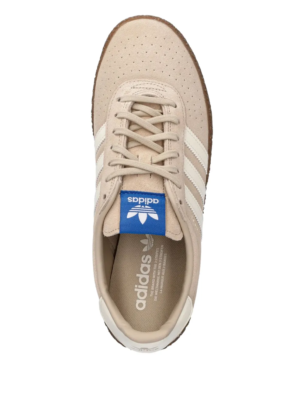 adidas Montreal three-stripe suede sneakers Neutrals