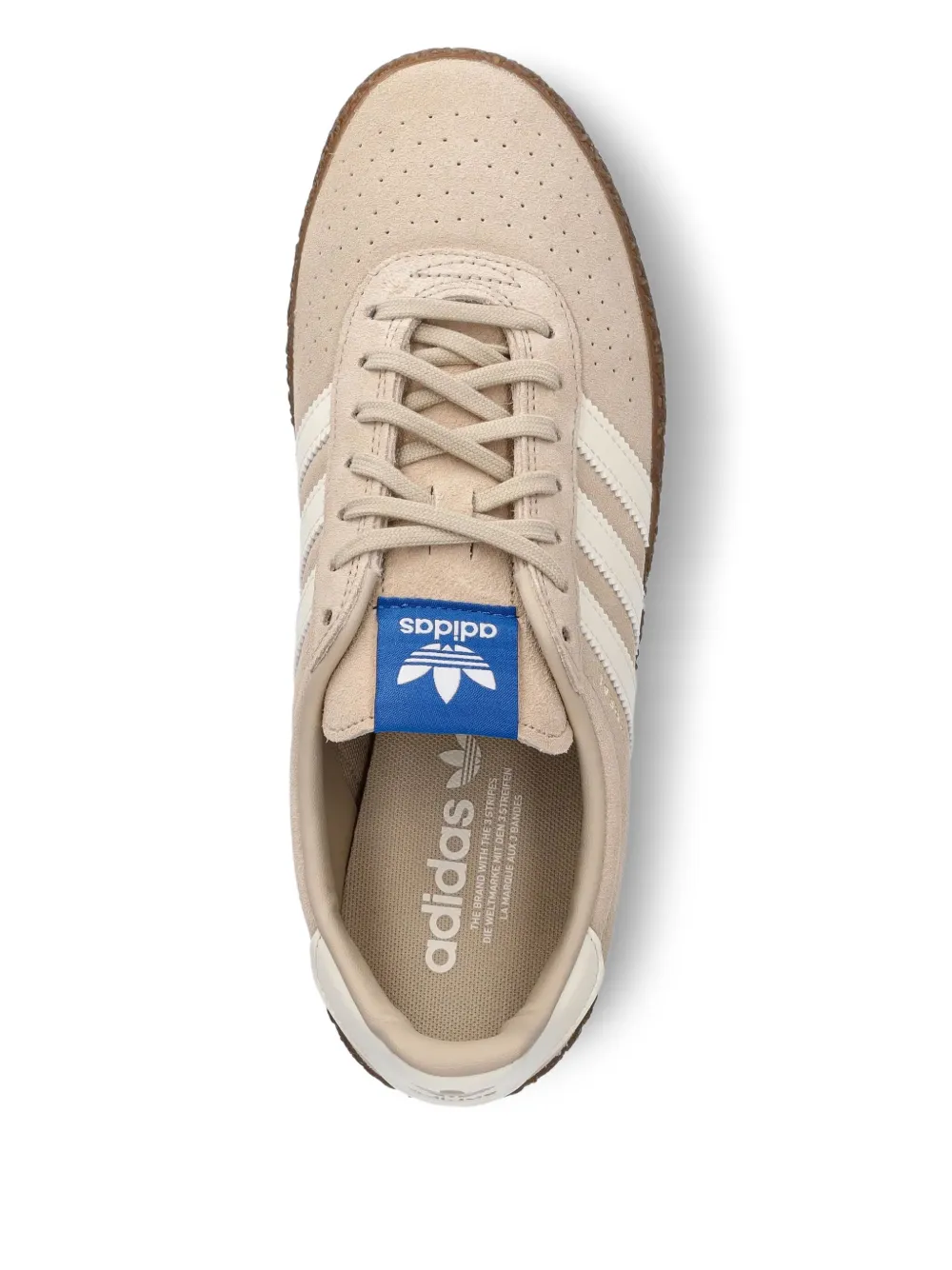 adidas Montreal three-stripe suede sneakers Neutrals