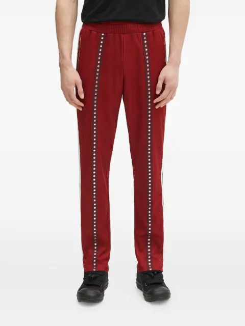 adidas embellished striped track pants