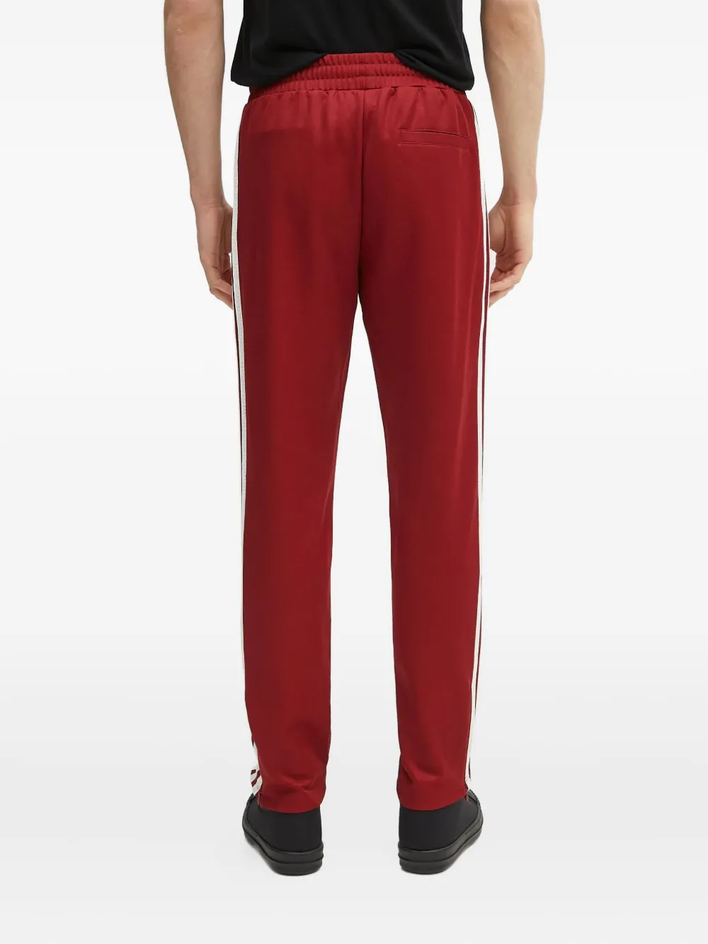 adidas Verfraaide gestreepte trainingsbroek Rood