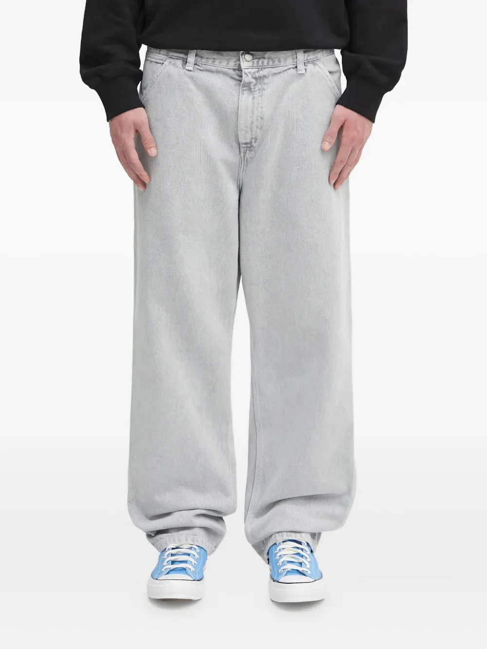 Carhartt WIP Single Knee double-pocket carpenter jeans Grijs