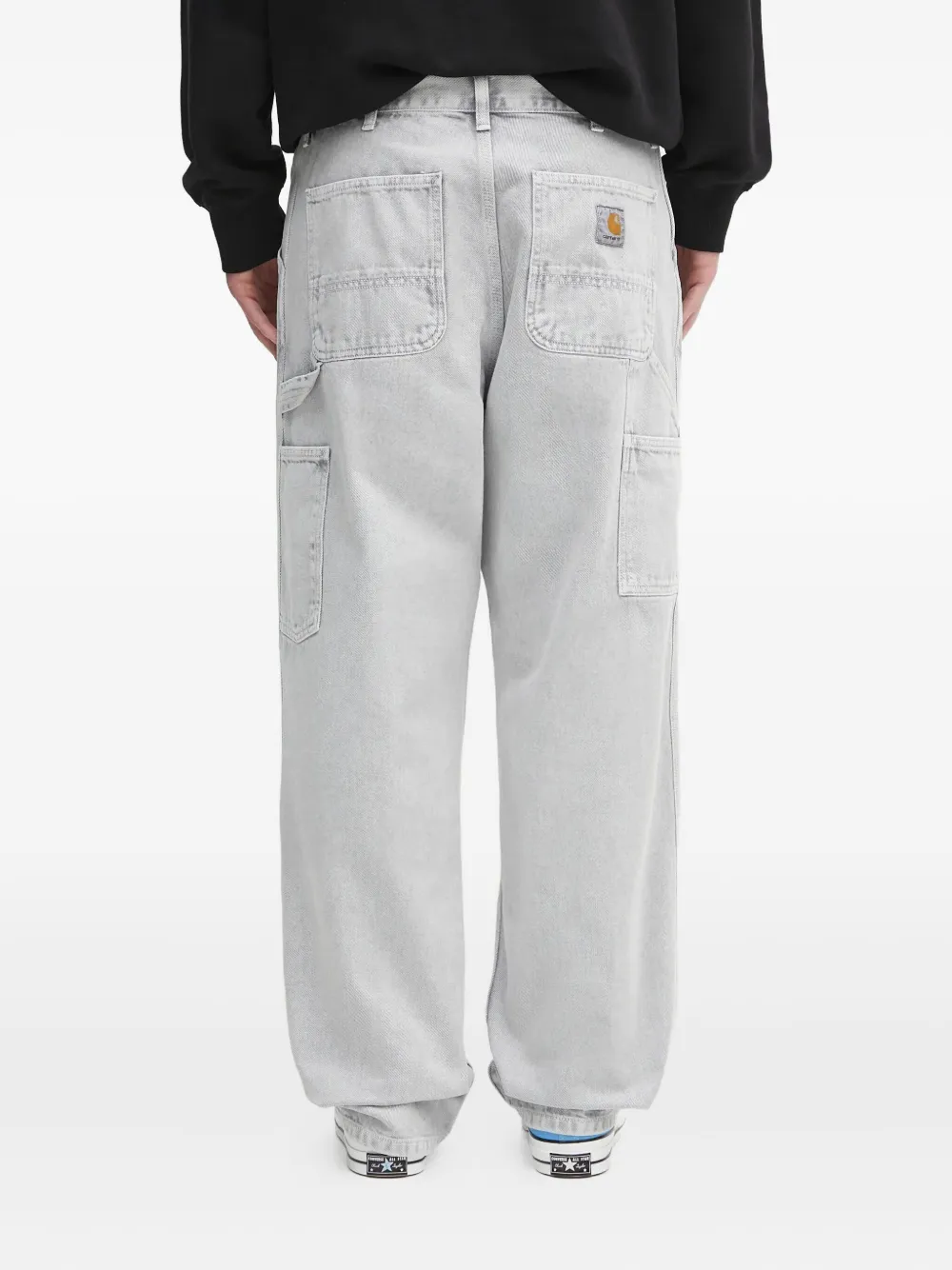 Carhartt WIP Single Knee double-pocket carpenter jeans Grijs