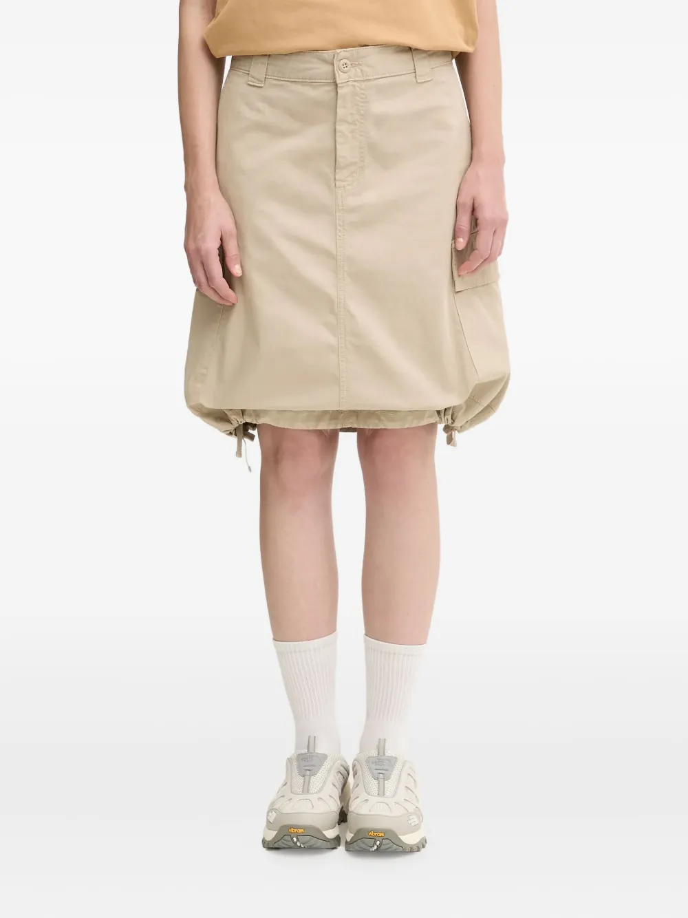 Carhartt WIP W' Kingston midi-rok met cargo zakken - Beige