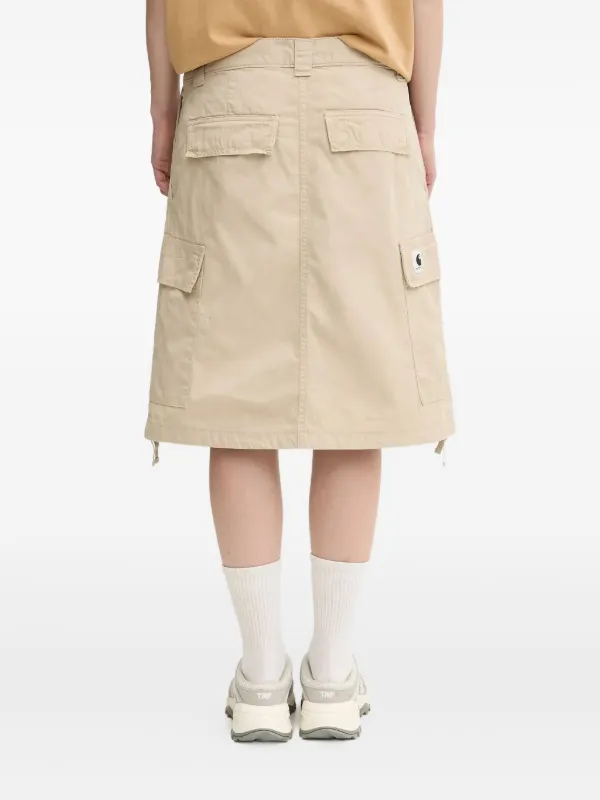 Carhartt WIP W' Kingston cargo-pockets Midi Skirt | Neutrals