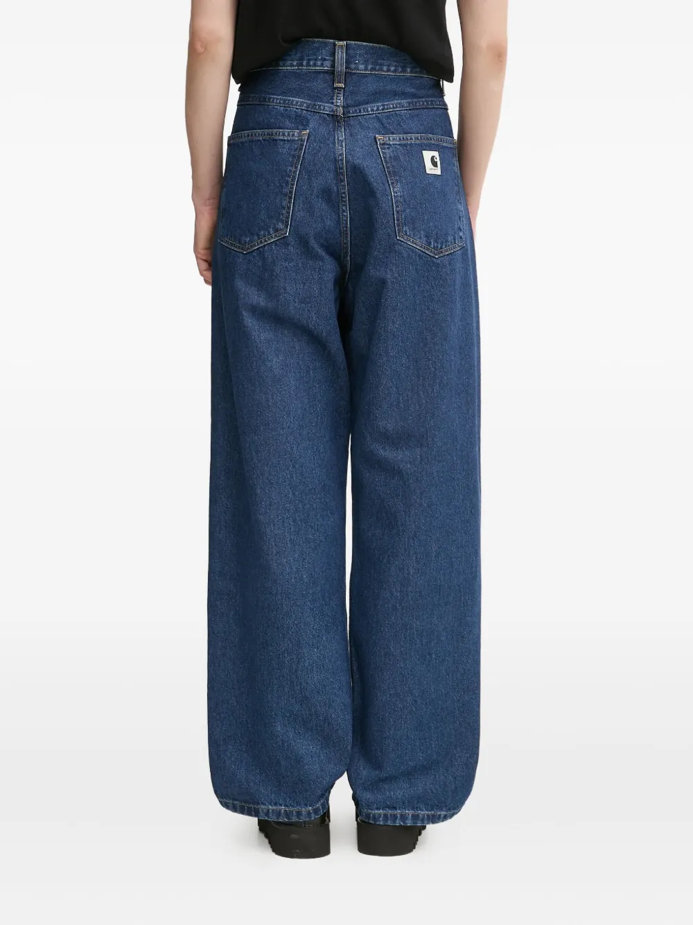 Carhartt WIP Brandon high-waist jeans Blauw