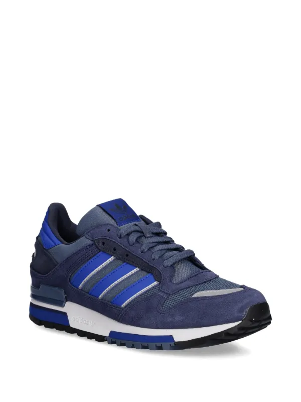 Adidas ZX 600 スエード レザースニーカー | ブルー | FARFETCH JP