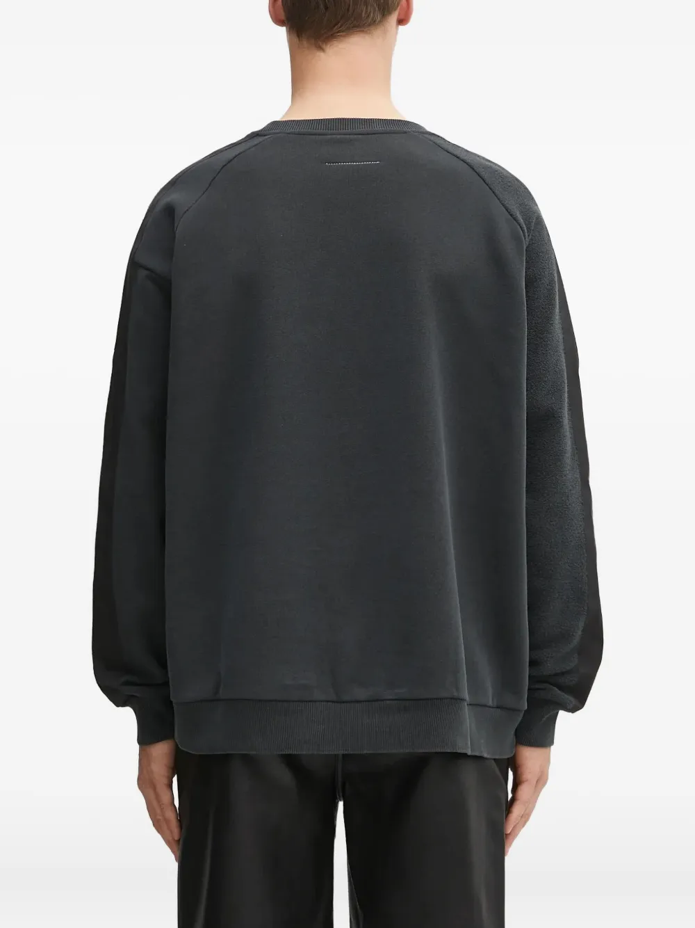 MM6 Maison Margiela Sweater met vlakken Zwart