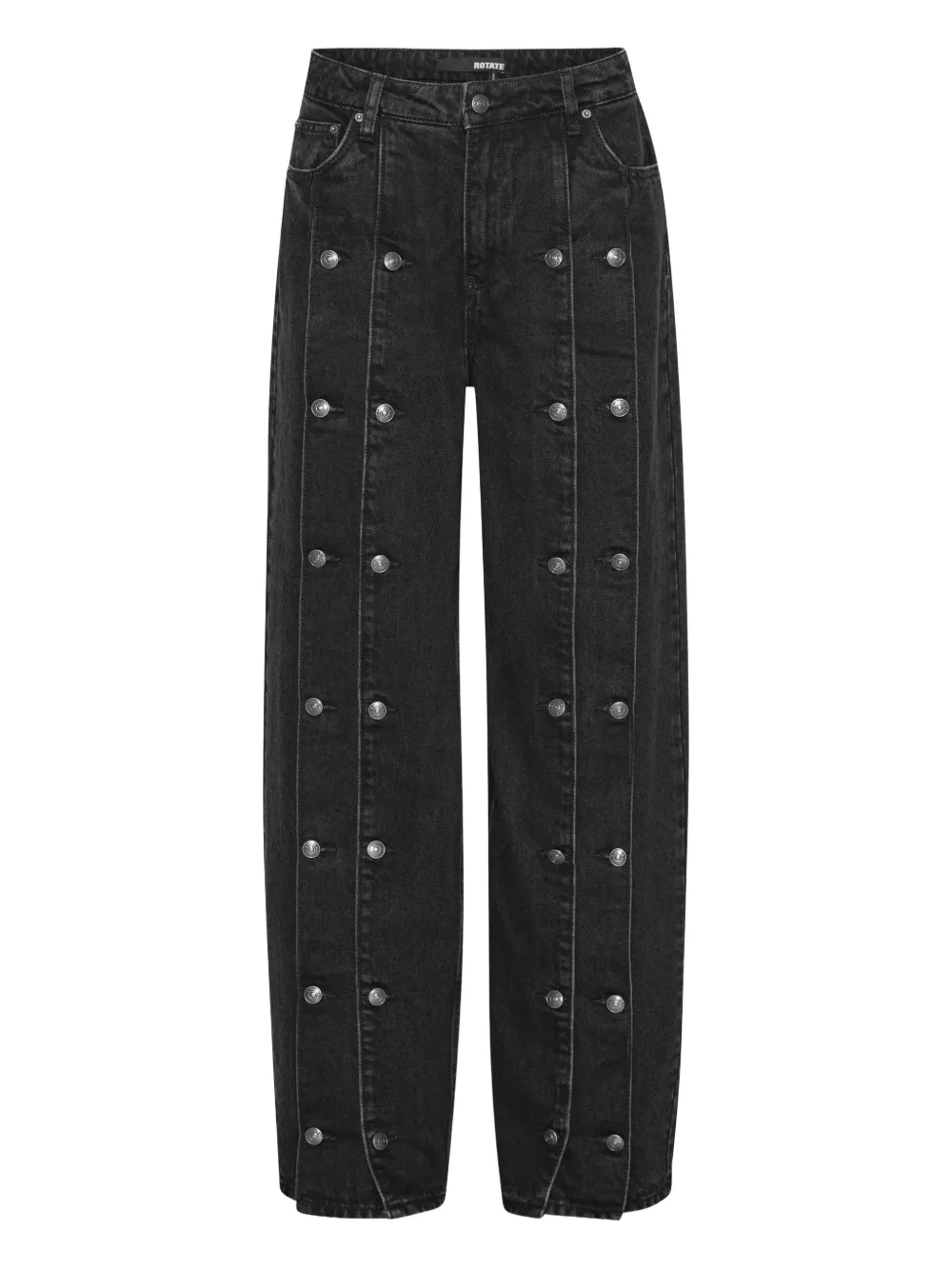 ROTATE BIRGER CHRISTENSEN button-detail wide jeans | Black | Image 1
