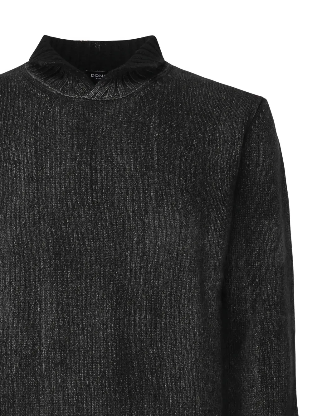 DONDUP ribbed wool sweater Zwart