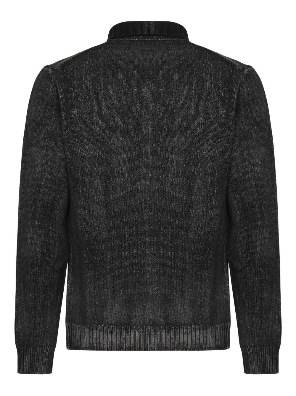DONDUP ribbed wool sweater - Zwart