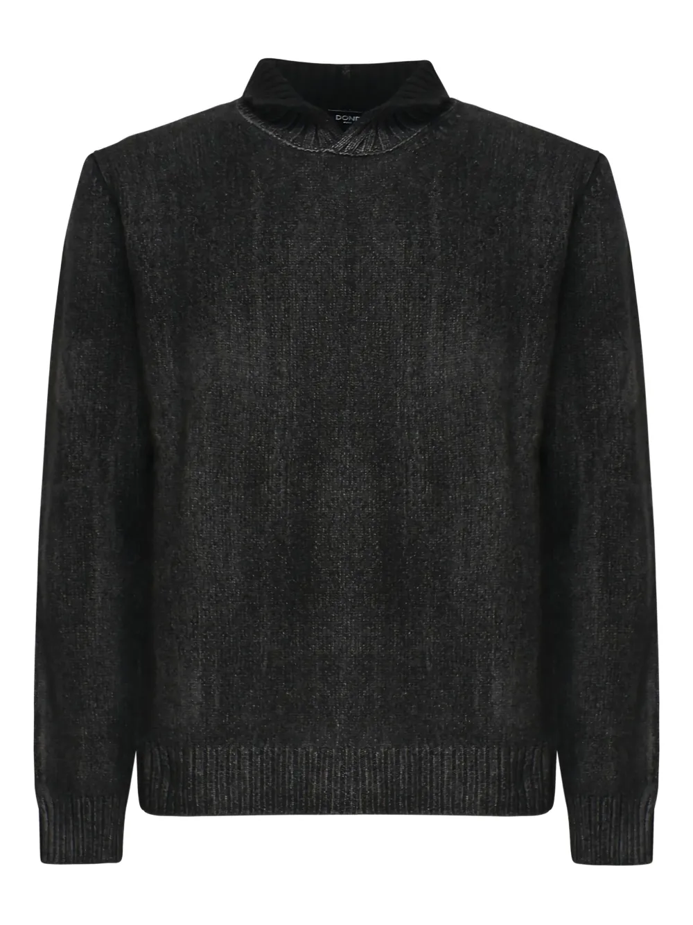 DONDUP ribbed wool sweater Zwart