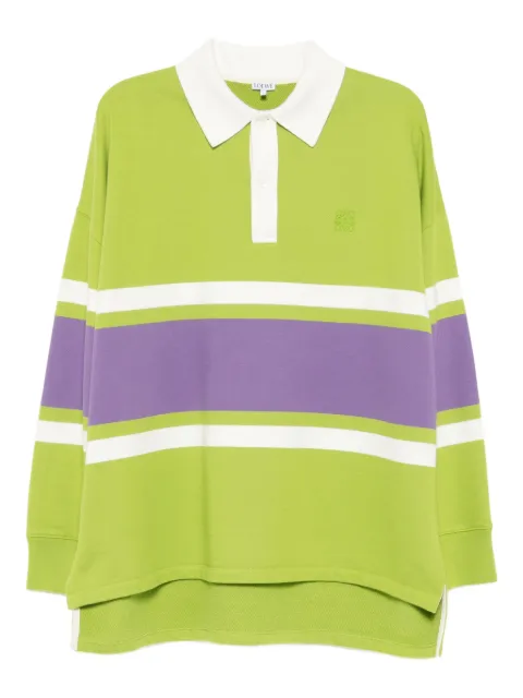 LOEWE striped polo shirt