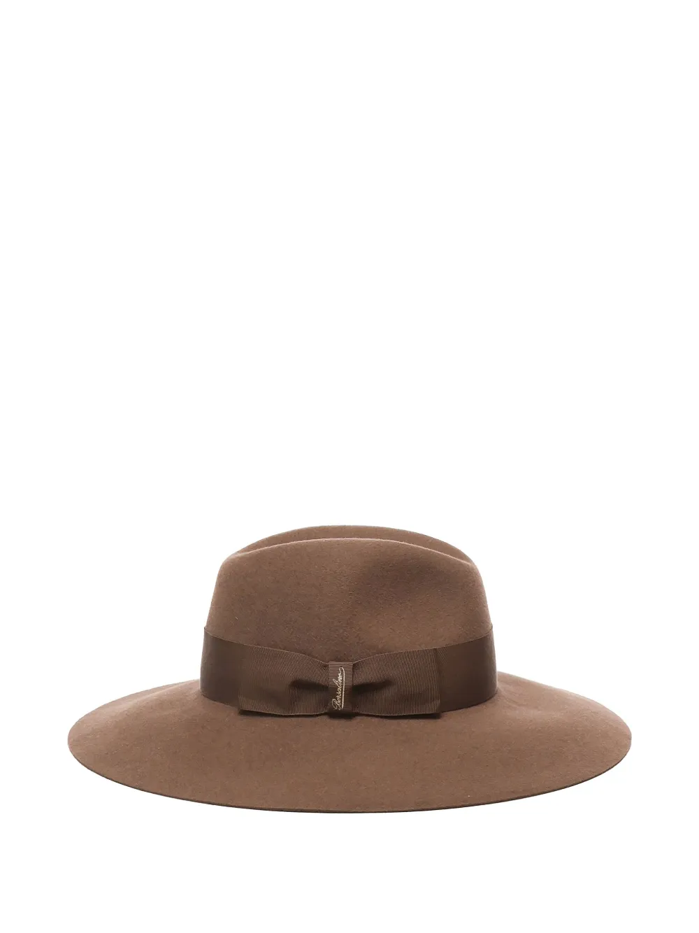 Borsalino wide-brim felt hat - Bruin