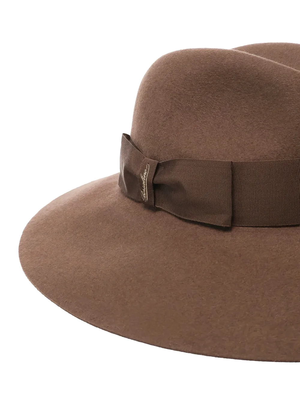 Borsalino wide-brim felt hat Bruin