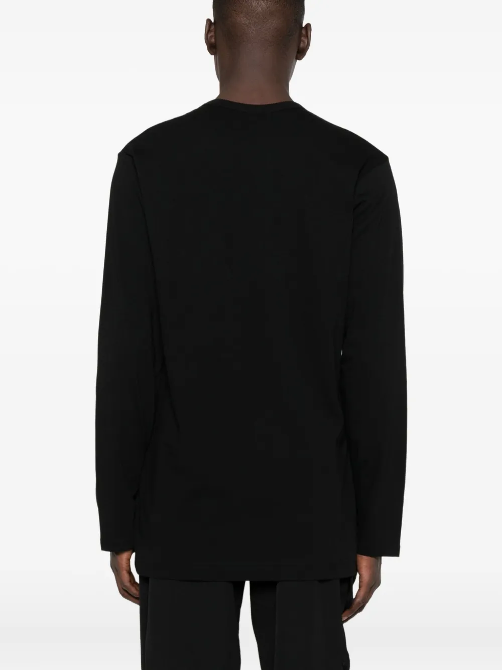 Yohji Yamamoto T-shirt met print Zwart