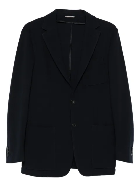 Canali blazer en maille à poches plaquées