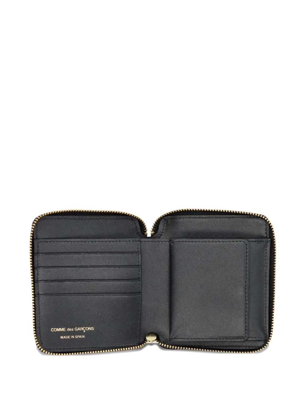 Comme Des Garçons Wallet zip-around leather wallet Zwart