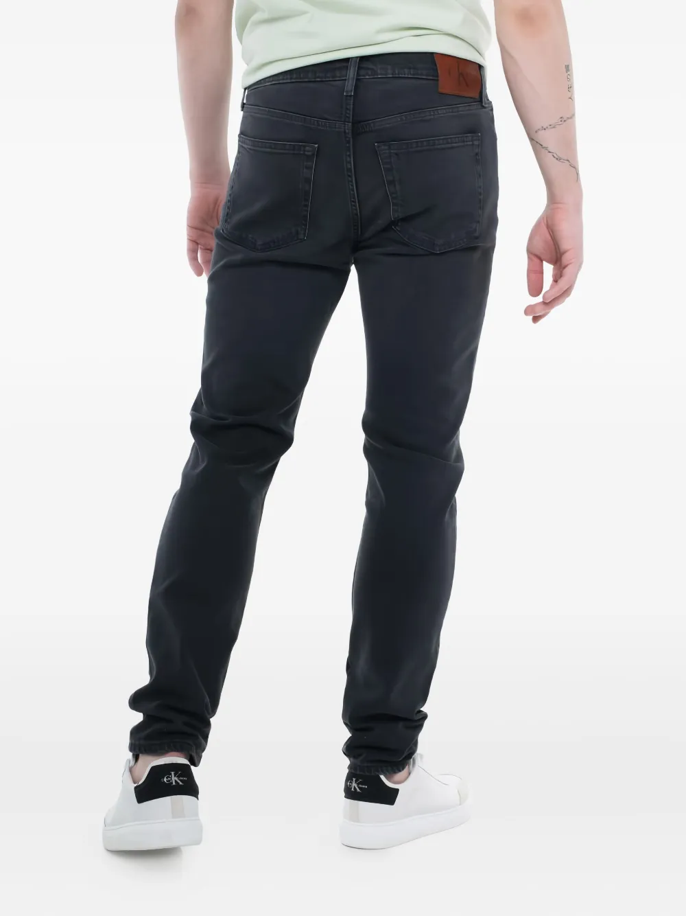 Calvin Klein five-pocket jeans - Zwart