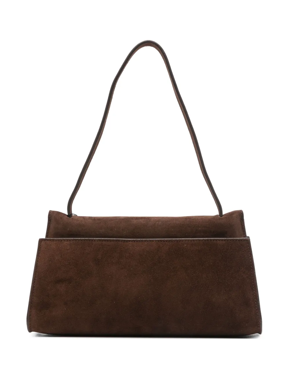 Elleme Long Papillon suede top-handle shoulder bag | Brown | Image 1