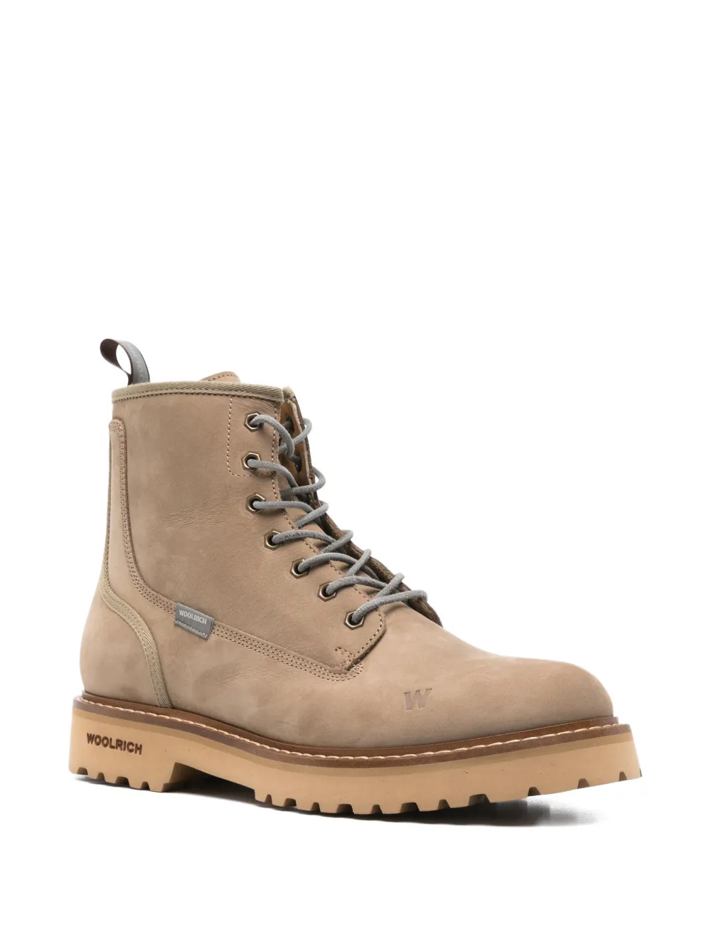 Woolrich 40mm lace-up leather boots - ニュートラル Woolrich 40mm lace-up leather boots - ニュートラル