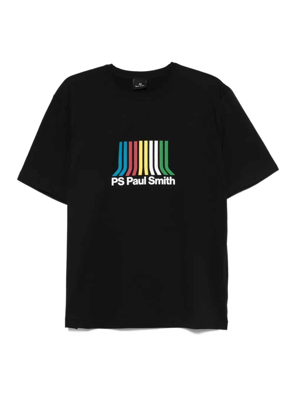 PS Paul Smith マルチストライプ Tシャツ - ブラック PS Paul Smith マルチストライプ Tシャツ - ブラック