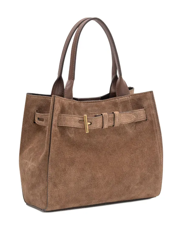 TOM FORD Bolsa Tote Audrey De Camurça | Marrom | FARFETCH BR