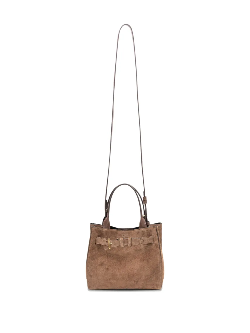 TOM FORD Audrey suède shopper Bruin