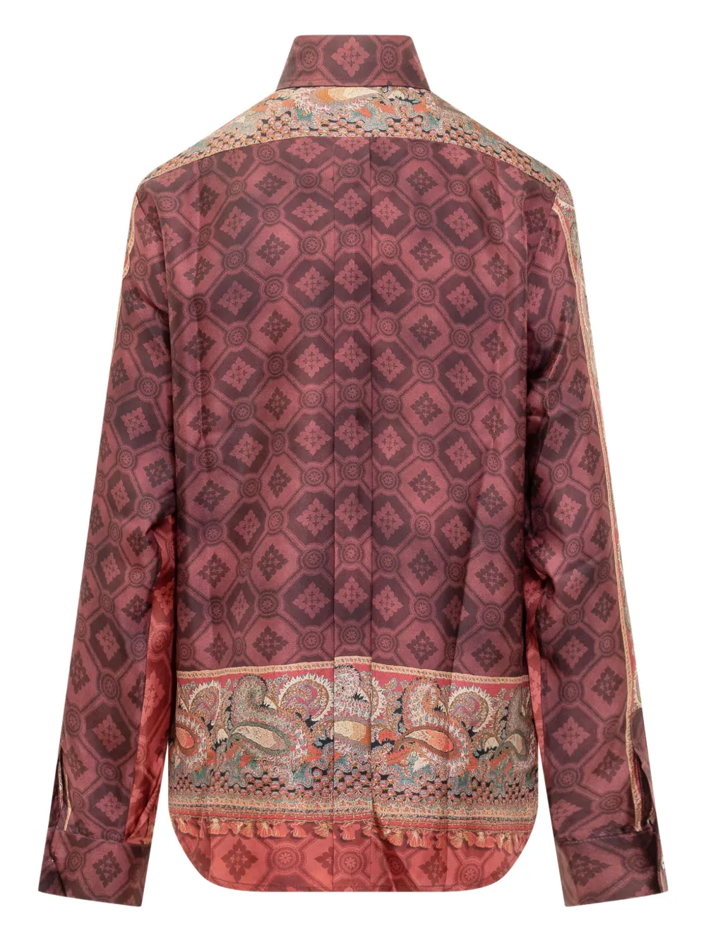 Pierre-Louis Mascia paisley-print long-sleeve shirt - Rood