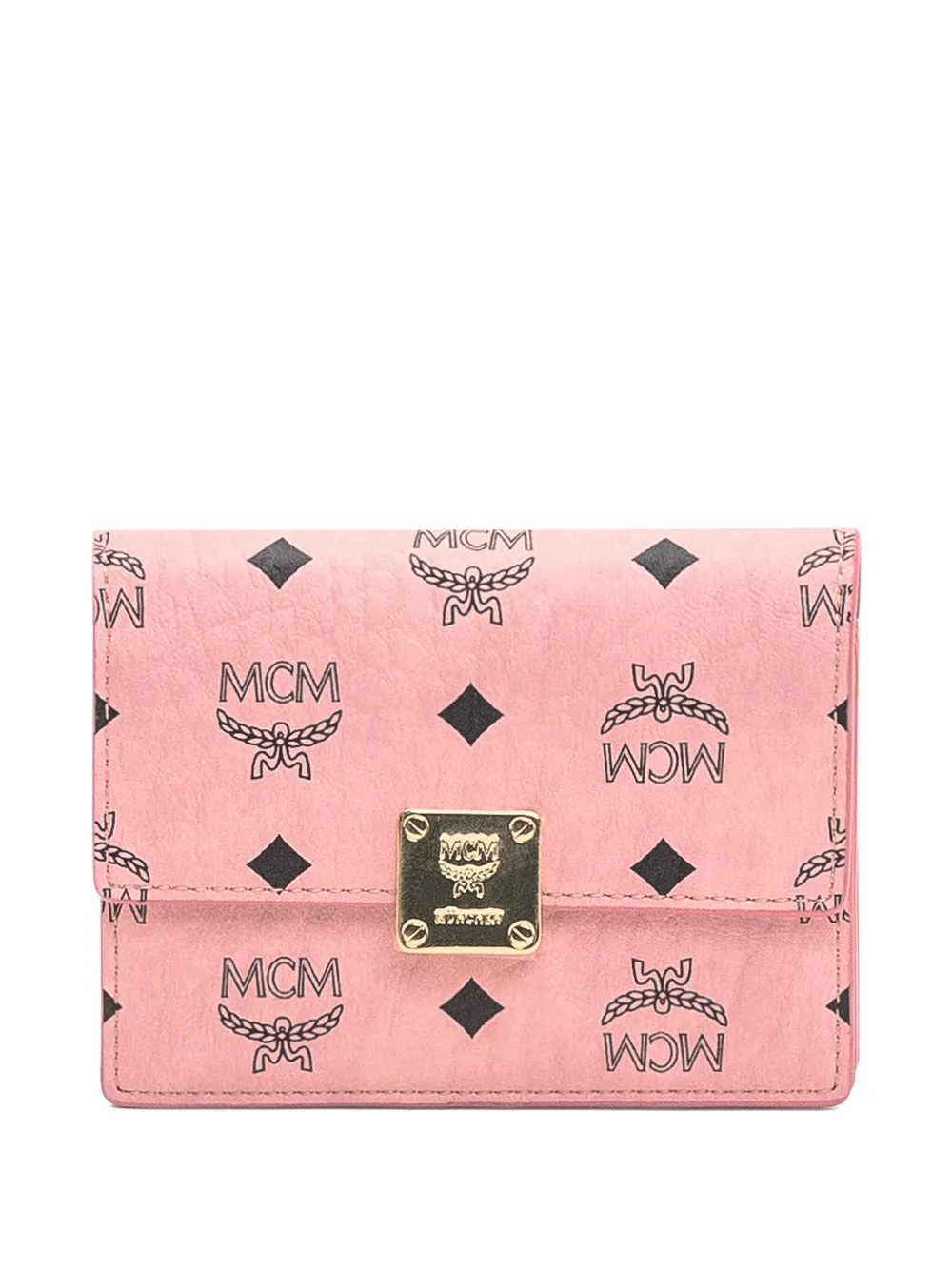 MCM Aren chain wallet - Rosa